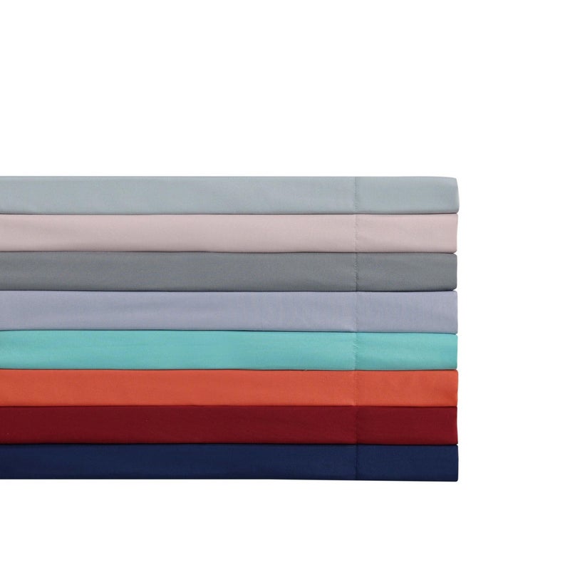 My World Solid Sheet Sets Blush Polyester 4-Piece Full Sheet Set, Solid Themed, for Kids, OEKO-TEX Certified - Image 3